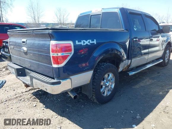 2013 Ford F-150 XL with VIN 1FTFW1ET1DFD46837, listed as a IAAI auction lot 42017411 with 120,023 mi miles. Bid and sale history available at carsss.com. Image 4.