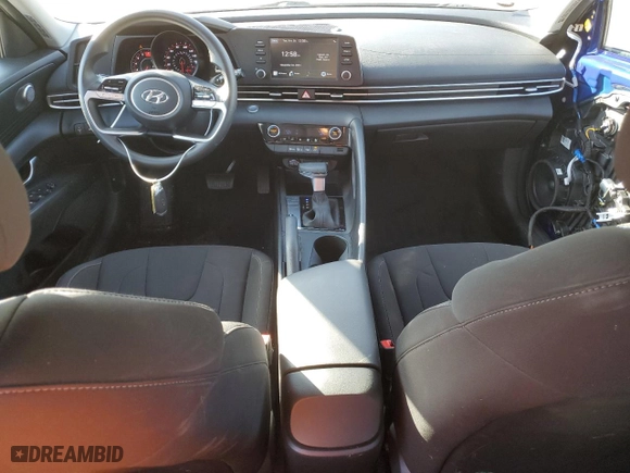 2023 Hyundai Elantra Preferred with VIN KMHLM4AG2PU372541, listed as a Copart auction lot 81810694 with 21,173 mi miles and Salvage Title. Bid and sale history available at carsss.com. Image 8.