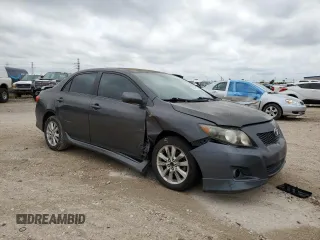 2010 Toyota Corolla with VIN 1NXBU4EE7AZ343242, listed as a Copart auction lot 54012125 with 196,604 mi miles and Salvage Title. Bid and sale history available at carsss.com. Image 4.