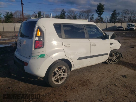 2011 Kia Soul + with VIN KNDJT2A20B7712378, listed as a Copart auction lot 71808414 with 0 mi miles and Salvage Title. Bid and sale history available at carsss.com. Image 3.