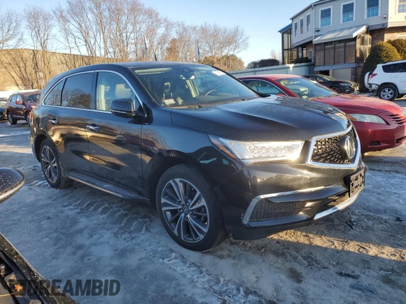 2020 Acura MDX w/Technology Pkg with VIN 5J8YD4H58LL019236, listed as a Copart auction lot 43939565 with 77,330 mi miles and Non Repairable. Bid and sale history available at carsss.com. Image 4.