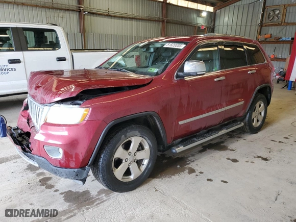 2012 Jeep Grand Cherokee Limited with VIN 1C4RJFBG8CC148854, listed as a Copart auction lot 51520055 with 139,567 mi miles and Salvage Title. Bid and sale history available at carsss.com. Image 1.