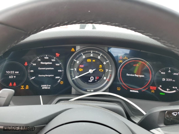 2020 Porsche 911 Carrera S with VIN WP0CB2A96LS263554, listed as a Copart auction lot 52013384 with 8,702 mi miles. Bid and sale history available at carsss.com. Image 9.