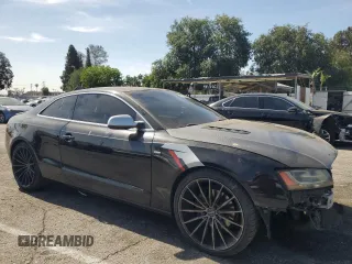 2011 Audi A5 Premium Plus with VIN WAULFAFR6BA034722, listed as a Copart auction lot 58052455 with 119,615 mi miles and Salvage title. Bid and sale history available at DreamBid. Image 4.