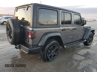 2022 Jeep Wrangler Unlimited Sport S with VIN 1C4HJXDN8NW160288, listed as a Copart auction lot 41671555 with 67,045 mi miles and Salvage title. Bid and sale history available at DreamBid. Image 3.