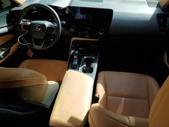 2022 Lexus NX with VIN 2T2GGCEZXNC010403, listed as a Copart auction lot 47100295 with 46,098 mi miles and Salvage Title. Bid and sale history available at carsss.com. Image 8.