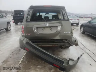 2007 Honda Pilot EX-L with VIN 2HKYF18577H507238, listed as a Copart auction lot 41875775 with 186,360 mi miles and Clean Title. Bid and sale history available at carsss.com. Image 6.