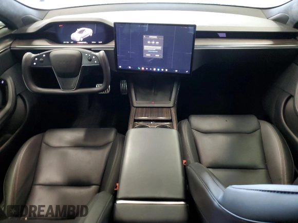 2022 Tesla Model S с VIN 5YJSA1E5XNF488415, выставлен на аукционе Copart как лот 57347565 с пробегом 18 662 миль миль и Списание • Salvage title. История ставок и продаж доступна на DreamBid. Изображение 8.