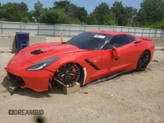 2016 Chevrolet Corvette Z51 3LT with VIN 1G1YM2D79G5112599, listed as a Copart auction lot 59691115 with 41,882 mi miles and Salvage title. Bid and sale history available at DreamBid. Image 1.