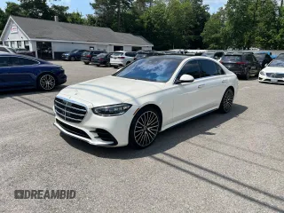 2021 Mercedes-Benz S 580 with VIN W1K6G7GB7MA021505, listed as a Copart auction lot 62408195 with 72,280 mi miles and Clean title. Bid and sale history available at DreamBid. Image 2.
