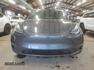 2021 Tesla Model Y Long Range with VIN 5YJYGDEE0MF076660, listed as a Copart auction lot 55957365 with 80,432 mi miles and Salvage Title. Bid and sale history available at DreamBid. Image 5.