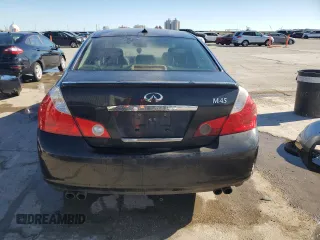 2006 Infiniti M45 Sport with VIN JNKBY01E56M203302, listed as a Copart auction lot 85528514 with 199,489 mi miles and Salvage Title. Bid and sale history available at carsss.com. Image 6.