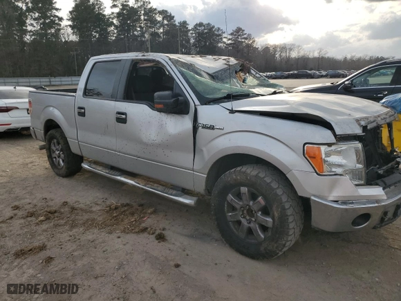2013 Ford F-150 XL with VIN 1FTFW1CF9DKE64655, listed as a Copart auction lot 44327465 with 176,952 mi miles and Salvage Title. Bid and sale history available at carsss.com. Image 4.