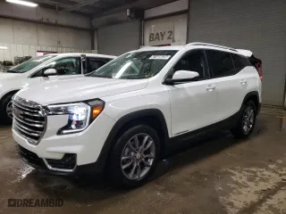2023 GMC Terrain SLT with VIN 3GKALPEG3PL171496, listed as a Copart auction lot 47405635 with 44,753 mi miles and Salvage Title. Bid and sale history available at carsss.com. Image 1.