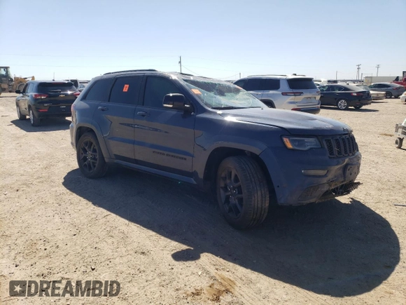 2020 Jeep Grand Cherokee Limited X with VIN 1C4RJEBG5LC152466, listed as a Copart auction lot 74201504 with 33,319 mi miles and Salvage Title. Bid and sale history available at carsss.com. Image 4.