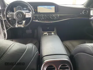 2015 Mercedes-Benz S 550 with VIN WDDUG8CB9FA157513, listed as a Copart auction lot 55181955 with 61,477 mi miles and Salvage Title. Bid and sale history available at carsss.com. Image 8.