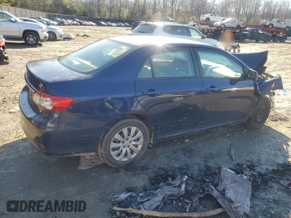 2012 Toyota Corolla L with VIN 2T1BU4EE4CC787585, listed as a Copart auction lot 86924334 with 0 mi miles and Salvage Title. Bid and sale history available at carsss.com. Image 3.