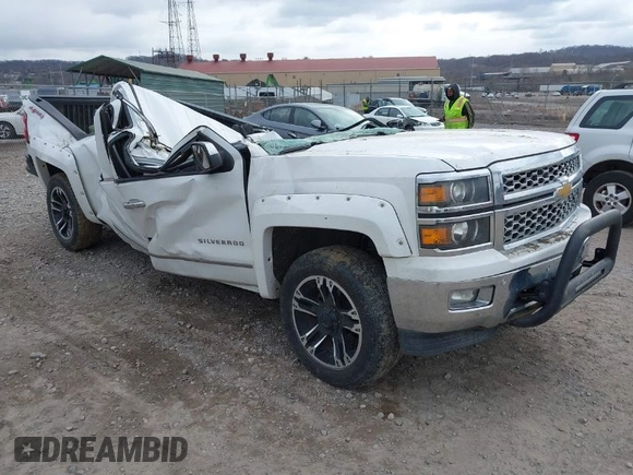 2014 Chevrolet Silverado 1500 LTZ with VIN 1GCVKSEC1EZ209992, listed as a IAAI auction lot 41848951 with 174,111 mi miles and . Bid and sale history available at DreamBid. Image 1.