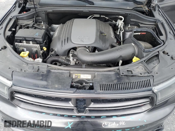 2017 Dodge Durango R/T z VIN 1C4SDJCT5HC898730, wystawiony jako Copart lot #56344635 z przebiegiem 98 996 mil mil oraz Szkoda całkowita • Salvage title. Historia ofert i sprzedaży dostępna na DreamBid. Obrazek 12.