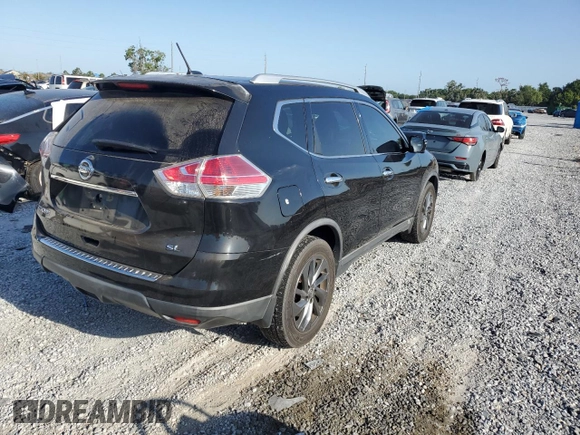 2016 Nissan Rogue S with VIN KNMAT2MT0GP678681, listed as a Copart auction lot 54616405 with 156,895 mi miles and Salvage Title. Bid and sale history available at carsss.com. Image 3.