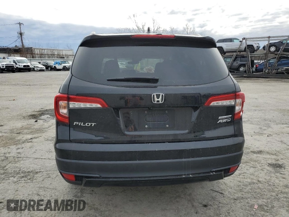 2021 Honda Pilot Special Edition with VIN 5FNYF6H24MB029437, listed as a Copart auction lot 48829155 with 60,875 mi miles and Salvage Title. Bid and sale history available at DreamBid. Image 6.