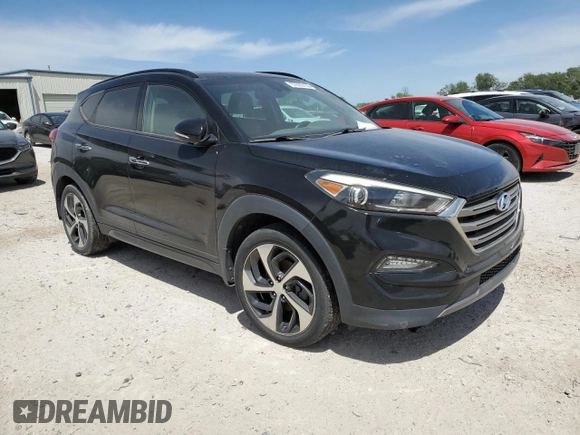 2016 Hyundai Tucson Limited z VIN KM8J3CA28GU205058, wystawiony jako Copart lot #57093735 z przebiegiem 85 238 mil mil oraz Czysty tytuł • Clean title. Historia ofert i sprzedaży dostępna na DreamBid. Obrazek 4.