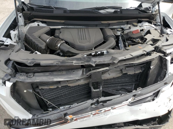 2025 GMC Acadia FWD Elevation z VIN 1GKENKRS2SJ117104, wystawiony jako Copart lot #56534325 z przebiegiem 6 025 mil mil oraz Szkoda całkowita • Salvage title. Historia ofert i sprzedaży dostępna na DreamBid. Obrazek 12.