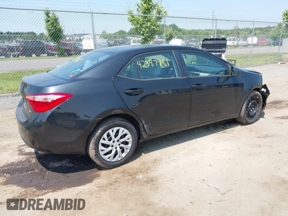 2018 Toyota Corolla L with VIN 2T1BURHE6JC041032, listed as a IAAI auction lot 42387981 with 48,094 mi miles and . Bid and sale history available at DreamBid. Image 4.