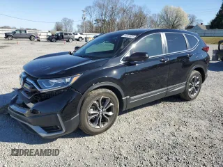 2021 Honda CR-V EX-L with VIN 5J6RW1H8XMA012138, listed as a Copart auction lot 48681605 with 27,113 mi miles and Salvage Title. Bid and sale history available at carsss.com. Image 1.