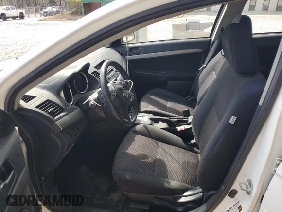 2010 Mitsubishi Lancer ES with VIN JA32U2FU3AU013515, listed as a Copart auction lot 51037835 with 132,170 mi miles and Salvage Title. Bid and sale history available at DreamBid. Image 7.