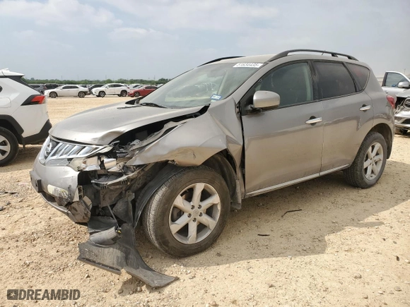 2010 Nissan Murano SL with VIN JN8AZ1MWXAW107171, listed as a Copart auction lot 51634435 with 169,692 mi miles and Salvage Title. Bid and sale history available at carsss.com. Image 1.