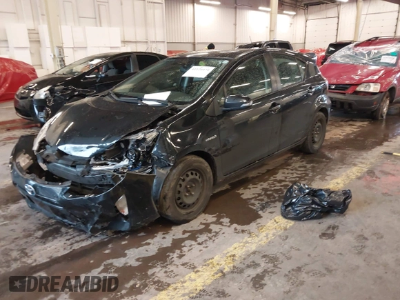 2015 Toyota Prius One with VIN JTDKDTB3XF1101684, listed as a IAAI auction lot 41120474 with 108,719 mi miles and . Bid and sale history available at carsss.com. Image 17.
