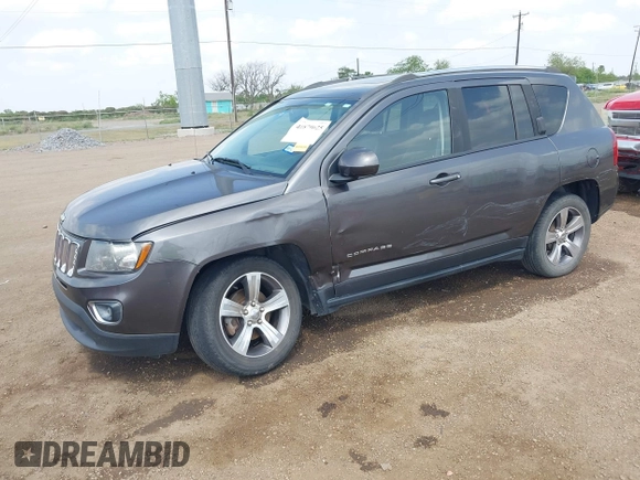 2016 Jeep Compass High Altitude Edition with VIN 1C4NJCEA1GD720223, listed as a IAAI auction lot 41879625 with 147,458 mi miles. Bid and sale history available at carsss.com. Image 2.