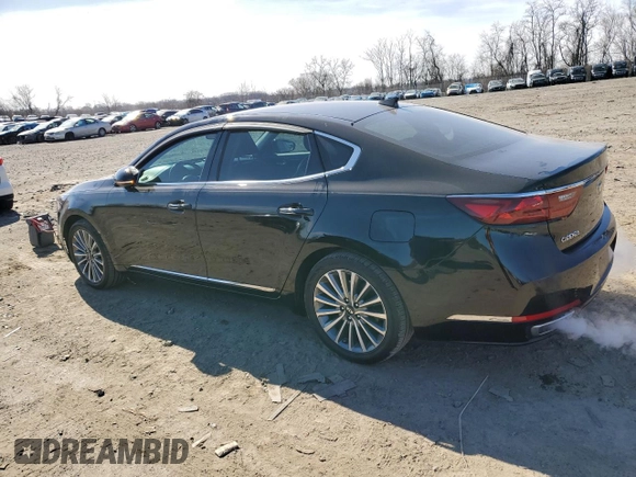 2017 Kia Cadenza Premium with VIN KNALB4J17H5046720, listed as a Copart auction lot 48330645 with 77,930 mi miles and Salvage Title. Bid and sale history available at carsss.com. Image 2.