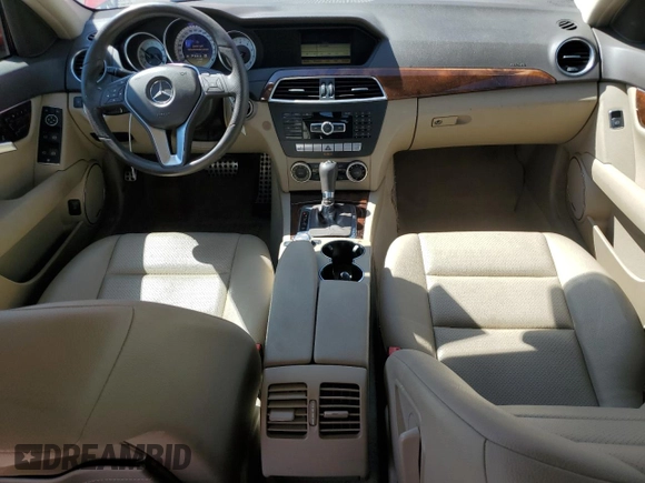 2012 Mercedes-Benz C 300 Sport with VIN WDDGF8BB0CA690265, listed as a Copart auction lot 71020524 with 102,201 mi miles and Salvage title. Bid and sale history available at DreamBid. Image 8.