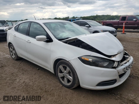 2015 Dodge Dart SXT with VIN 1C3CDFBB2FD306593, listed as a Copart auction lot 58909445 with 131,018 mi miles and Salvage title. Bid and sale history available at DreamBid. Image 4.