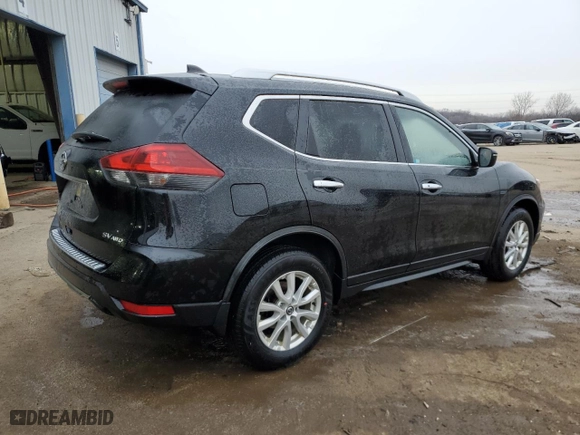 2018 Nissan Rogue S with VIN JN8AT2MV7JW345266, listed as a Copart auction lot 44901945 with 54,487 mi miles and Salvage Title. Bid and sale history available at carsss.com. Image 3.