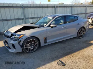 2023 Kia Stinger GT2 with VIN KNAE55LC9P6131538, listed as a Copart auction lot 45376575 with 13,866 mi miles and Salvage Title. Bid and sale history available at carsss.com. Image 1.