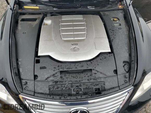 2010 Lexus LS 460 with VIN JTHCL5EF3A5006103, listed as a Copart auction lot 58077105 with 120,121 mi miles and Salvage title. Bid and sale history available at DreamBid. Image 11.