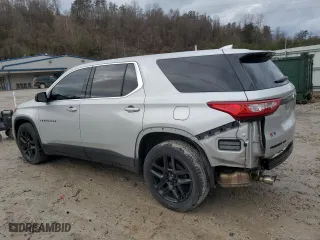 2021 Chevrolet Traverse LS with VIN 1GNEVFKW9MJ259024, listed as a Copart auction lot 86988534 with 116,679 mi miles and Salvage Title. Bid and sale history available at carsss.com. Image 2.