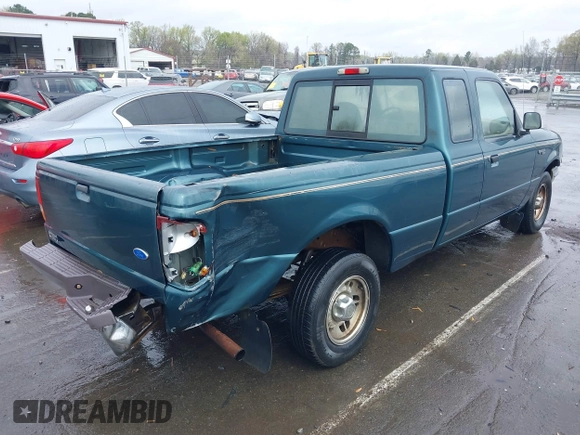 1997 Ford Ranger XL with VIN 1FTCR14A6VTA51245, listed as a IAAI auction lot 41807907 with 239,124 mi miles. Bid and sale history available at carsss.com. Image 4.