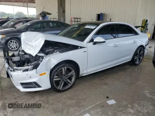 2018 Audi A4 Premium Plus with VIN WAULMAF42JA028070, listed as a Copart auction lot 49725325 with 0 mi miles and Salvage Title. Bid and sale history available at carsss.com. Image 1.