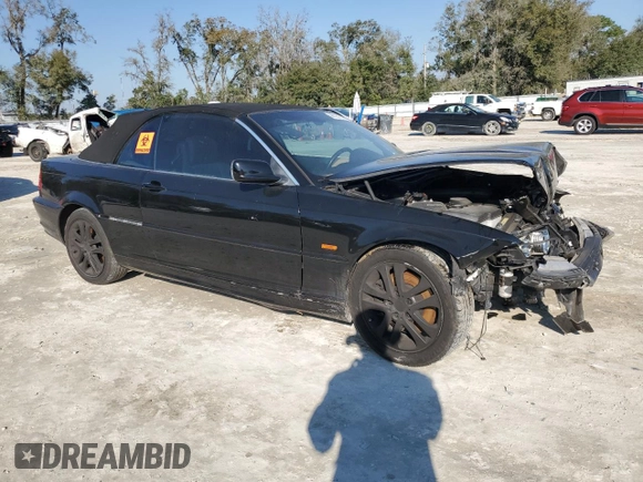 2001 BMW 3 Series 330Ci with VIN WBABS53481JU85155, listed as a Copart auction lot 44181575 with 149,606 mi miles and Salvage Title. Bid and sale history available at carsss.com. Image 4.