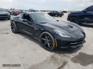 2017 Chevrolet Corvette 3LT with VIN 1G1YF2D71H5108025, listed as a Copart auction lot 61598184 with 42,167 mi miles and Salvage Title. Bid and sale history available at carsss.com. Image 4.