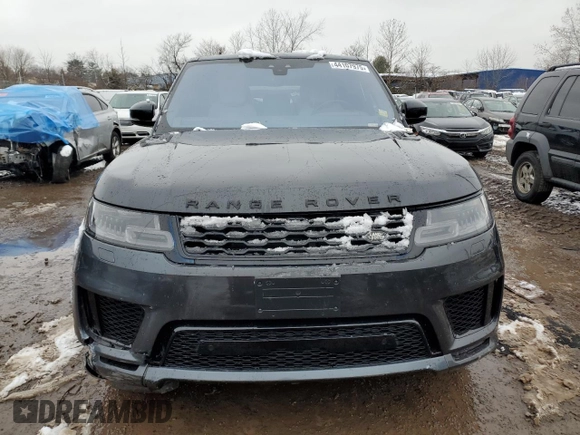 2021 Land Rover Range Rover Sport HST with VIN SALWS2RU1MA763532, listed as a Copart auction lot 44107975 with 109,690 mi miles and Salvage Title. Bid and sale history available at carsss.com. Image 5.