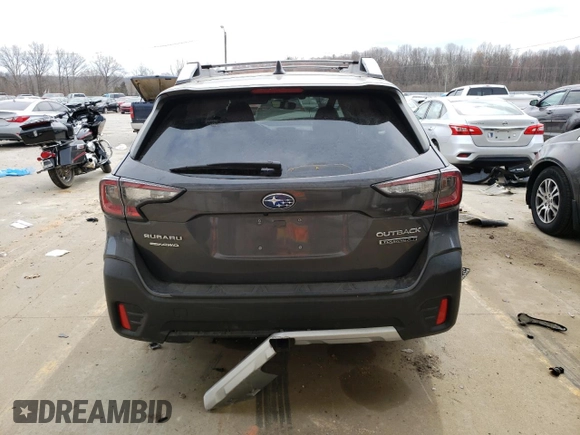 2021 Subaru Outback Touring XT with VIN 4S4BTGPD2M3193317, listed as a Copart auction lot 49117615 with 50,610 mi miles and Salvage title. Bid and sale history available at DreamBid. Image 6.