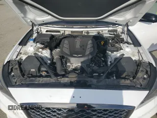 2018 Genesis G80 Sport with VIN KMHGN4JB7JU241017, listed as a Copart auction lot 52548865 with 90,560 mi miles and Salvage title. Bid and sale history available at DreamBid. Image 11.