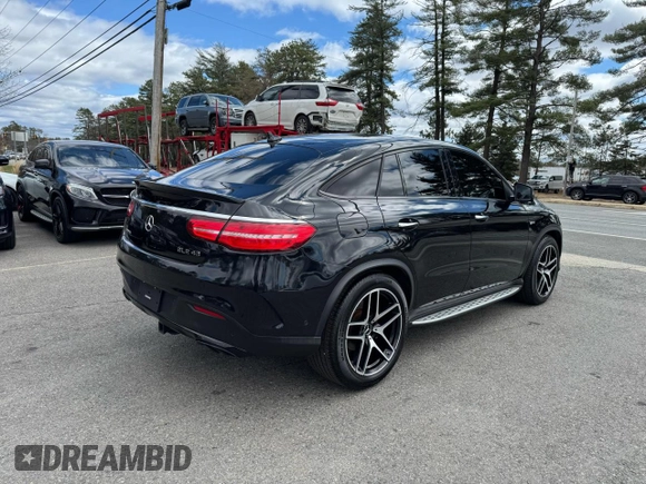 2019 Mercedes-Benz GLE 43 AMG z VIN 4JGED6EB5KA151724, wystawiony jako Copart lot #53707215 z przebiegiem 95 681 mil mil oraz Czysty tytuł • Clean title. Historia ofert i sprzedaży dostępna na DreamBid. Obrazek 3.