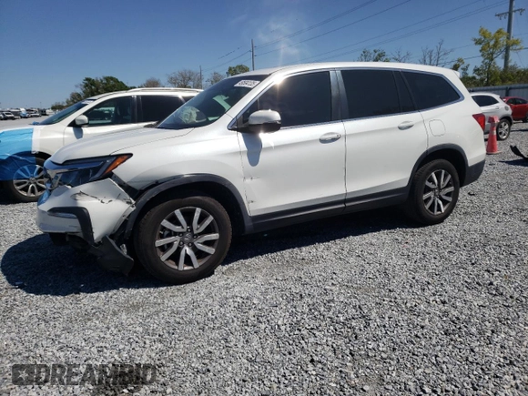 2020 Honda Pilot EX-L with VIN 5FNYF5H51LB024599, listed as a Copart auction lot 49504135 with 72,447 mi miles and Salvage Title. Bid and sale history available at carsss.com. Image 1.