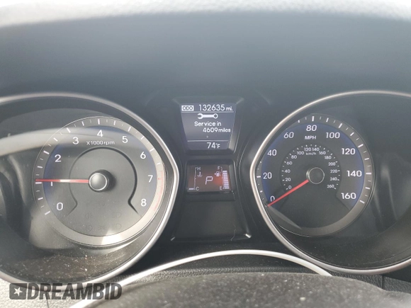 2016 Hyundai Elantra GT with VIN KMHD35LH2GU309166, listed as a Copart auction lot 71470514 with 132,635 mi miles and Salvage Title. Bid and sale history available at carsss.com. Image 9.